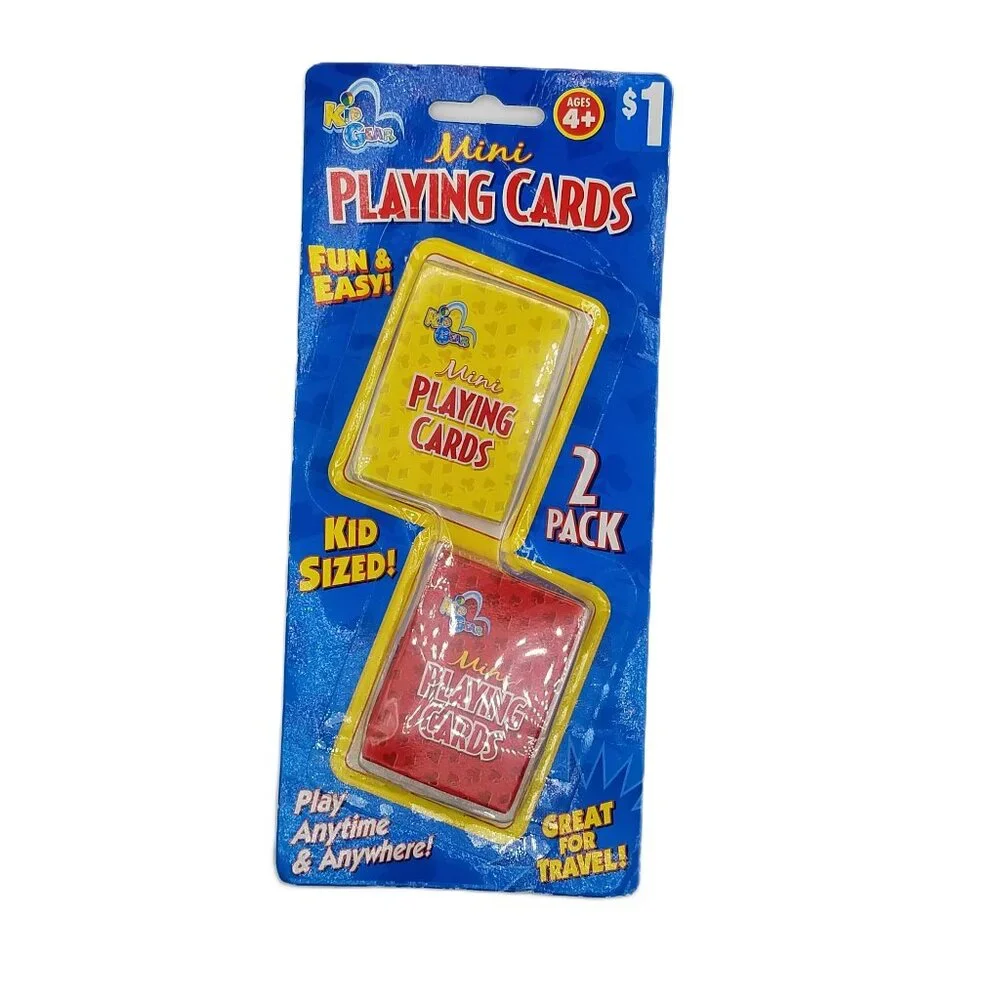 Mini Playing Cards Lot 5 Decks Travel Size Party Favors Kids Stocking Stuffers